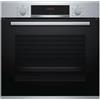 BOSCH Forno Elettrico Multifunzione, Serie 4, Capacità 71 Lt, Classe Energetica A, Acciaio Inox + Vetro Nero - HBA534BS0