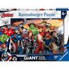 Ravensburger Puzzle Avengers Collezione Giant Pavimento 60 Pezzi Giganti, 70x50 cm