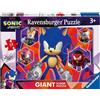 Ravensburger Puzzle Netflix Sonic Prime, Collezione Giant Pavimento 24 Pezzi Giganti