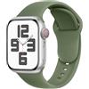 SRena SBC1 cinturino per cinturino apple watch 49mm 46mm 45mm 44mm 42mm 41mm 40mm 38mm ultra 2 apple watch cinturino series 10 9 8 7 6 5 4 3 2 1 originale acciaio sport in colore Verde Oliva