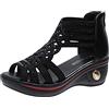 MJGkhiy Sandalo Zeppa Donna NeroScarpe Donna Memory Foam Sandali Sandali Estivi Donna Eleganti Donna Sandali Con Cinturino Sandali Da Cerimonia Donna Sandali Cerimonia Donna Rosa Cipria