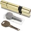 PATIKIL 32.5/77.5 (110mm Totale) Europeo Doppia Serratura Cilindro, Porta Cilindro Serratura con 2 Ristrutturazione Chiavi / 6 Proprietario Chiavi