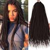 TAOYEMY Box Crochet Braids Hair Extensions 6 Packs 24 inch Synthetic Braiding Hair Extension 22 Strands/Pack Crochet Hair Extension (4#, 24 inch)
