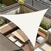 Amazon Brand - Umi UMI Vela Ombreggiante Impermeabile 4x4x4m Triangolare Tenda a Vela Protezione Raggi UV 95% Tenda Parasole per Esterno Giardino Terrazzo - Crema