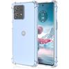 YUXING Cover Trasparente per Motorola Moto Edge 40 Neo - Custodia Protettiva Sottile in TPU Morbido Antiurto con Carino Motivo Disegno Cool (Transparent)