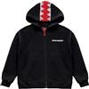 SPRAYGROUND FELPA FULL ZIP CON CAPPUCCIO BASIC BAMBINO