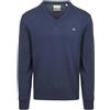 GANT MAGLIONE SCOLLO V IN COTONE E LANA
