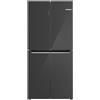 Bosch PRONTA CONSEGNA - Bosch Frigorifero Multidoor a libero posizionamento KMC85LEEA finitura vetro metallic grey da 85 cm - Serie 4