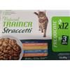 TRAINER NATURAL GATTO UMIDO STRACCETTI CON SALMONE 3 X 85 G POLLO 3 X 85 G TONNO 3 X 85 G TACCHINI 3 X 85 G TUTTI CON VERDURE