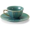 Bitossi Home Vintage Tazza caffè con piatto Verde Bitossi Home