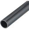 QUARKZMAN Tubo Rigido Rotondo in PVC 12mm(1/2) ID 14mm OD 350mm Grigio Scuro ad Alta Resistenza per Tubi d'Acqua Artigianato Guaina per Cavi