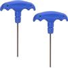QUARKZMAN 2pz H2.5 T-Manico Esagonale Chiave Inglese 2.5mm S2 Acciaio T-Key Interno Esagono pinze Riparazione Strumento