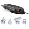 Steinel Mini Pistola termica HM Stick, 4 ugelli inclusi, 350 W, 400°-500°C, luce di lavoro a LED, pistola ad aria calda per bricolage e modellismo