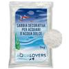 Aqualovers Sabbia decorativa per acquari d'acqua dolce Quarzo Aqualovers Bianco 5 kg - 1° ORDINE? fino al 20% di sconto
