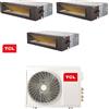CLIMATIZZATORE TRIAL CANALIZZATO 9+18+18 TCL DC INVERTER A++A+ con MT2730 WI FI INCLUSO LINEA 2025