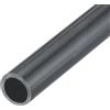 QUARKZMAN Tubo Rigido Rotondo in PVC 8mm ID 10mm OD 350mm Grigio Scuro ad Alta Resistenza per Tubi d'Acqua Artigianato Guaina per Cavi
