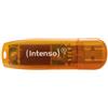 Intenso 3506460 64 GB Rainbow USB 2.0 Flash Drive - Orange