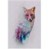 Komar - Stampa Artistica da Parete Animals Forest Fox, Disponibile in 3 Misure, Multicolore, P084B-50x70