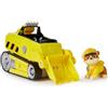 PAW Patrol Jungle Pups, Veicolo Rinoceronte di Rubble, veicolo giocattolo con personaggio Rubble da collezione, giocattoli per bambini e bambine dai 3 anni in su