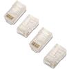 AISENS A138 - 10292 - Connettore RJ45 8 Fili, 100 Pezzi, Colore: Trasparente