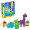 Mega Brands Mega BLOKS Bruco Muovi e Suona, Set con 30 Grandi Blocchi da Costruzione e Pezzi Speciali, Include 8 funzioni sensoriali per favorire Lo Sviluppo, Giocattolo per Bambini 1+ Anni, HKN44