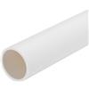 QUARKZMAN Tubo PVC 27,2mm ID 32mm(1 1/4) OD 350mm Bianco Alta Resistenza Tubo Rigido Rotondo in PVC Tondo per Tubo Acqua Artigianato Cavo Manicotto