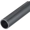 QUARKZMAN Tubo Rigido Rotondo in PVC 10mm ID 12mm(1/2) OD 350mm Grigio Scuro ad Alta Resistenza per Tubi d'Acqua Artigianato Guaina per Cavi