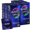 Durex Lunga Durata Preservativi Ritardanti per Lui Lubrificati con Benzocaina 5% (56mm) - 60 Profilattici, (2 confezioni da 30pz), Vestibilità Regular