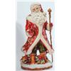 Fitz and Floyd FITZ & FLOYD Figura Statua Babbo Natale Decorazione 48cm Porcellana