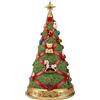 NOEL by Lamart Albero di Natale Musicale in Resina 52x27cm Decorazione di Natale