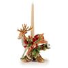 Fitz and Floyd FITZ & FLOYD - Figura Decorazione Renna Portacandele 30x20cm Porcellana Natale