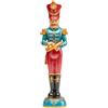 NOEL by Lamart Soldatino Schiaccianoci di Natale con Piatti 33cm Azzurro Decorazione di Natale