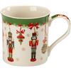 NOEL by Lamart Tazza MUG Natalizia con Schiaccianoci 350ml Porcellana Tavola di Natale