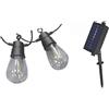 WatioWave KIT 5 MT GUIRNALDA SOLARE 10 LAMPADINE C/SENSORE CREPUSCOLARE 6500K IP45