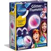 Clementoni Gioco Galileo Glitter-Flummies-Kit per esperimenti per Bambini a Partire dagli 8 Anni, Multicolore, 6,55X21X25,2, 59220
