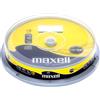 Maxell 10 CD-RW 700MB 80min 4x, in cake - 624039.40.TW