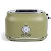 LIVOO DOD181W - Tostapane, 810 W, colore: Verde