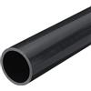 QUARKZMAN Tubo PVC 34mm ID 40mm OD 350mm Grigio Scuro Alta Resistenza Tubo Rigido Rotondo in PVC Tondo per Tubo Acqua Artigianato Cavo Manicotto
