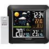 La Crosse Technology - WS6820 Stazione Meteo Radio-pilotata con Cran LCD Colorato - Nero