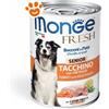 Monge Dog Fresh Senior Tacchino e Ortaggi - Lattina Da 400 Gr