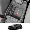 CDEFG Compatibile con Ford Focus MK4 / Kuga MK3 ST Line 2018-2023 2024 2025, Vano Portaoggetti da Bracciolo Scatola di Controllo Centrale Scatola Organizer Auto Focus MK4 2024 Accessori (Con logo)