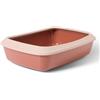 savic Cassetta igienica con bordo Savic Iriz - 50 cm - champagne rosa