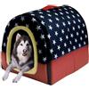 Waigg Kii Cuccia per cani di taglia grande, lussuosa, extra large, calda, per cani di taglia grande e media, per interni ed esterni, lavabile (35 x 32 x 28 cm, B)