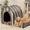 Waigg Kii Cuccia per cani di taglia grande, lussuosa, extra large, calda, per cani di taglia grande e media, per interni ed esterni, lavabile (45 x 38 x 36 cm, C)
