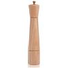 DeroTeno Macina Pepe, Macinapepe Regolabile in Acciaio Inossidabile, Legno dell'Albero della Gomma, Altezza 32 cm, Diametro Inferiore: 6 cm, Diametro Superiore: 5.5 cm (il Vassoio NON é incluso)