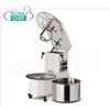 Impastatrice a spirale da 12 Kg con testa sollevabile e vasca estraibile da 15 litri, 2 VELOCITA', TRIFASE, V 400 3, kW 0,60 0,80, dim. mm 675x350x702h