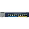 NETGEAR 8-port Ultra60 PoE Multi-Gigabit (2.5G) Ethernet Plus Switch Gestito L2/