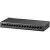 YuLinca Switch Gigabit Ethernet a 16 Porte, 16 Porte 100/1000Mbps, Switch di Rete Gigabit Senza Ventola Non gestita e Senza Gioco