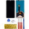 LTZGO LCD Display Compatibile con Huawei P30 PRO Schermo Nero Digitizer Assembly Touch Screen Riparazione Ricambio e Sostituzione Utensili Kit Strumenti A-d-e-s-i-v-o (Senza Cornice)