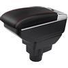 YJYWZH Auto Braccioli per Opel Corsa D 2006-2014 Bracciolo Bracciolo Doppio Strato Scatola Portaoggetti Console Centrale Interna